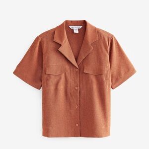 Athleta Echo top Button down NWT